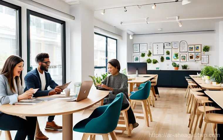 미래의 직장 환경 변화 예측 - Prompt 1: Dynamic Flexible Workspace** 미래의 직장 환경 변화 예측 - Prompt 1: Dynamic Flexible Workspace**